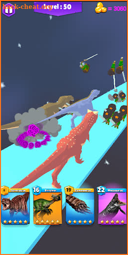 Dino Transform Pusher Race 3D screenshot