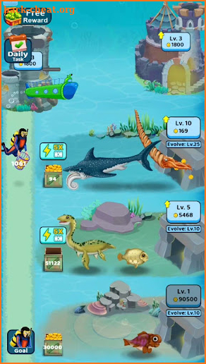 Dino Water World Tycoon screenshot