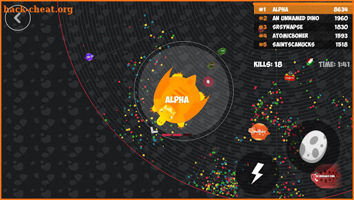 Dinomite.io screenshot