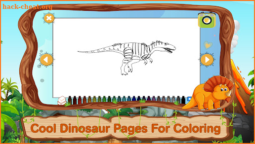 Dinosaur Coloring Pages Puzzle screenshot