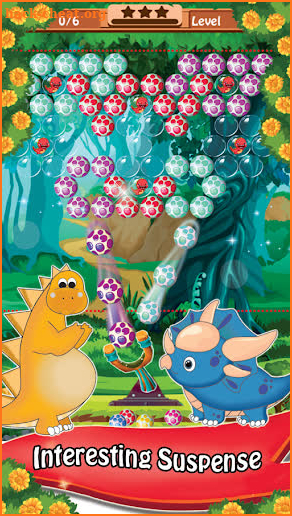 Dinosaur Rescue Pop : New Bubble Shooter Eggs 2020 screenshot