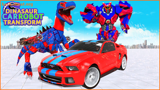 Dinosaur Robot Car Transform: Dino Transport Sim screenshot