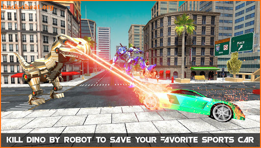 Dinosaur Robot Transform: Car Robot Transport Sim screenshot