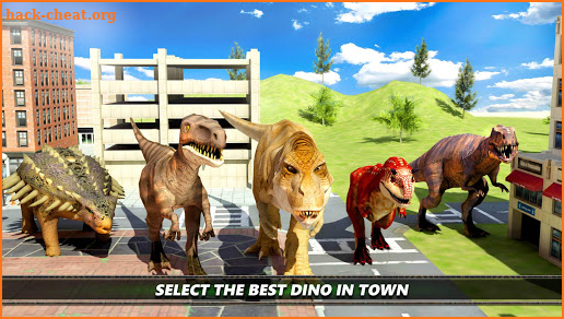 Dinosaur Simulation 2017- Dino City Hunting screenshot