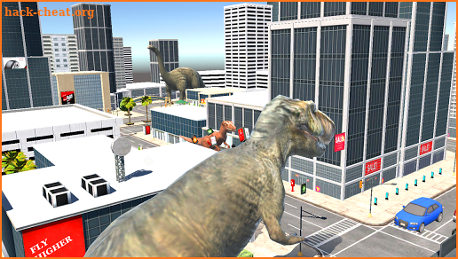 Dinosaur Simulator - City destroy screenshot