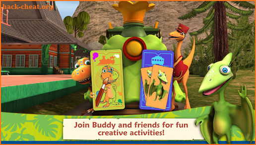 Dinosaur Train: Paint & Match screenshot