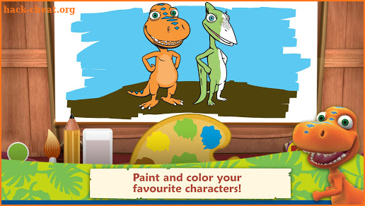 Dinosaur Train: Paint & Match screenshot