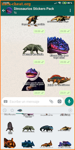 Dinosaurios WAStickerApps MEMES screenshot