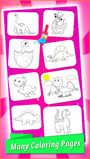 Dinosaurs Coloring Book & Draw screenshot