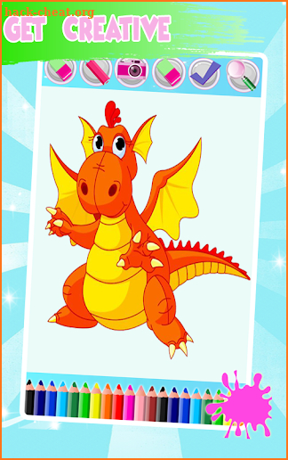 Dinosaurs Coloring Book Pages: dino kids Coloring screenshot