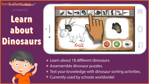 Dinosaurs! - Montessori Paleontology For Kids screenshot