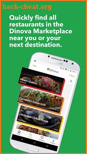 Dinova Restaurant Marketplace screenshot