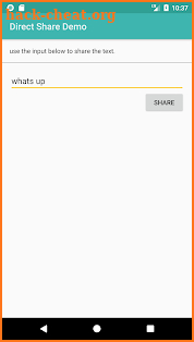 Direct Share Demo screenshot