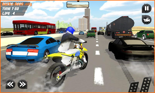 Dirt Bike Rider Stunt Race 3D screenshot