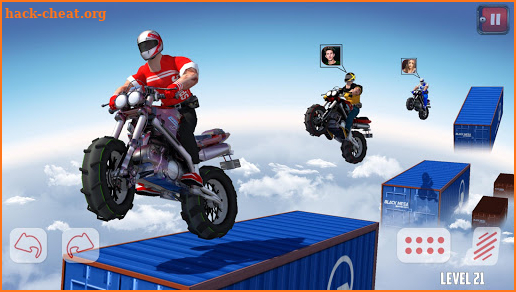 Dirt Bike Roof Top Racing Motocross ATV race games screenshot