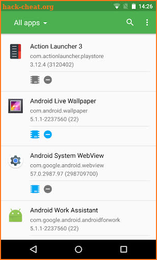 Disable Application [ROOT] screenshot