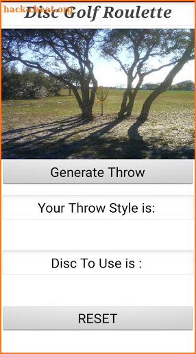 Disc Golf Roulette screenshot