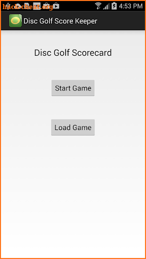 Disc Golf Score Keeper screenshot