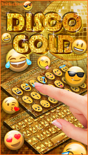 Disco Gold Keyboard screenshot