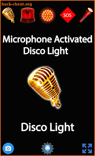 Disco light with flashlight screenshot