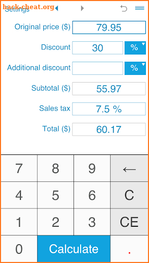 Discount Calculator screenshot