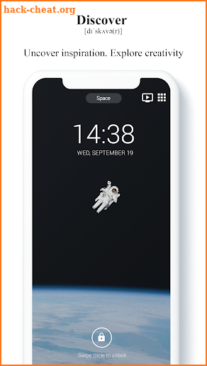 DISCOVER - HD Wallpaper Lock Screen screenshot