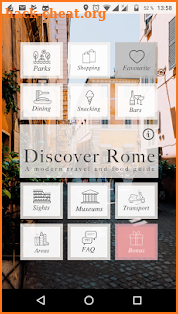 Discover Rome: A modern travel and food guide screenshot