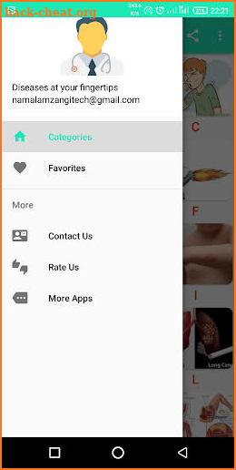 Diseases at your fingertips screenshot