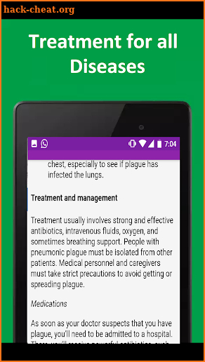 Diseases Treatments Dictionary screenshot