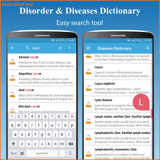 Diseases Treatments Dictionary (Offline) screenshot