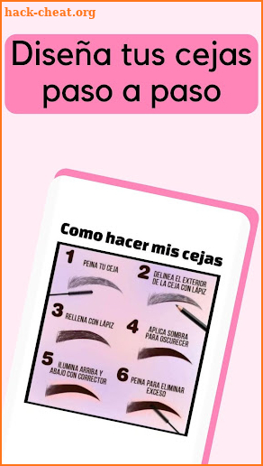 Diseña tus cejas paso a paso screenshot