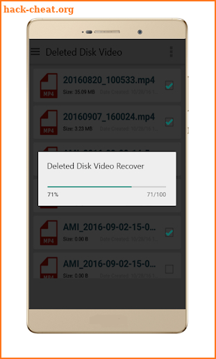 Disk Video Recovery-Video Backup screenshot