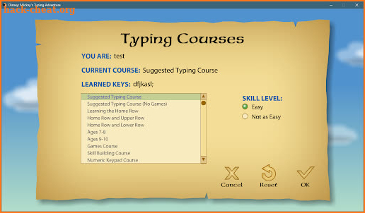 Disney: Mickey's Typing Adventure Web Multi-User screenshot