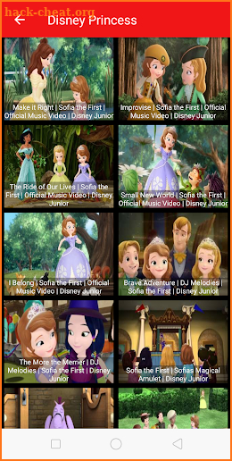 Disney Princess Stories, Movies & Songs screenshot