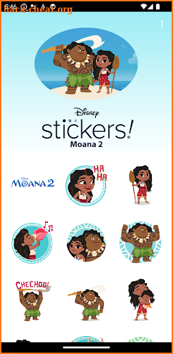 Disney Stickers: Moana 2 screenshot