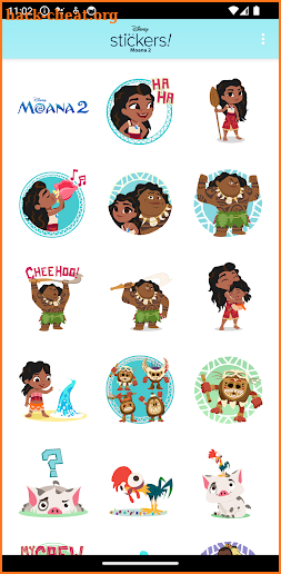 Disney Stickers: Moana 2 screenshot