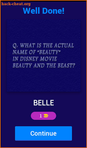 DISNEY TRIVIA FREE QUIZ GAME QUESTIONS AND ANSWERS screenshot