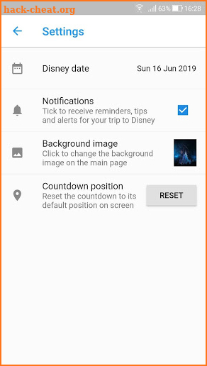 Disneyland Countdown screenshot