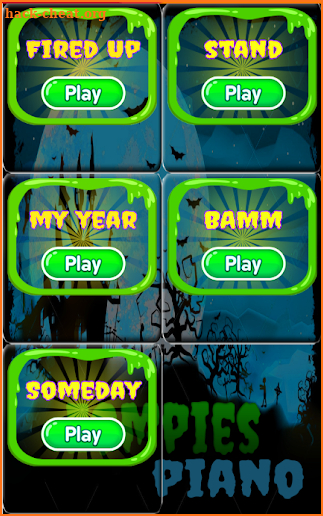 Disney's  Zombie  Piano Tiles: love songs screenshot