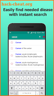Disorder & Diseases Dictionary screenshot