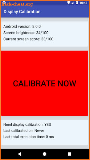 Display Calibration screenshot