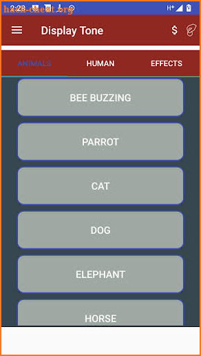 Display Tone screenshot