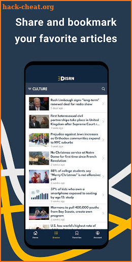 Disrn - Brief, Smart, Faithful - Breaking News screenshot