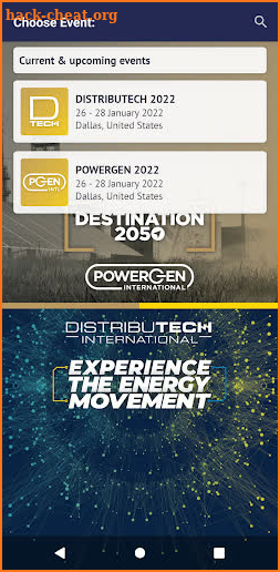 DISTRIBUTECH & POWERGEN screenshot