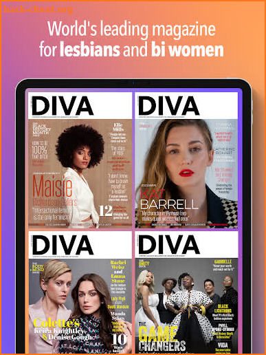 DIVA Magazine screenshot