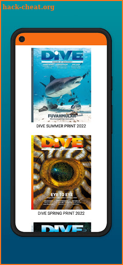 DIVE Magazine screenshot