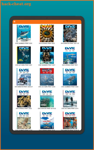 DIVE Magazine screenshot