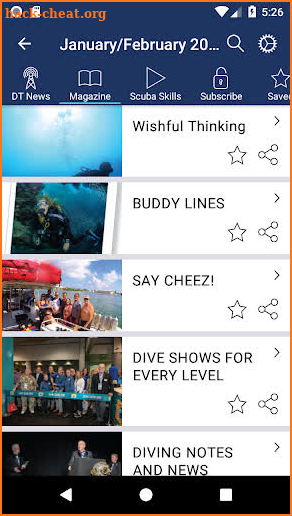 Dive Training Magazine screenshot