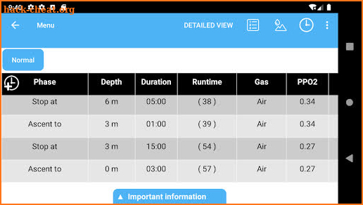 Diveplanner Tec & Rec screenshot