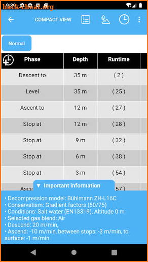 Diveplanner Tec & Rec screenshot